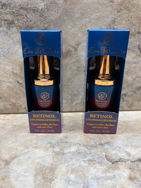 (2) Eva St. Claire Retinol Anti-Wrinkle Eye Serum Targets Wrinkles/lines 1oz